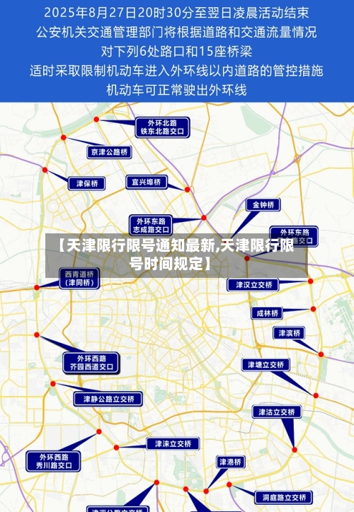 【天津限行限号通知最新,天津限行限号时间规定】
