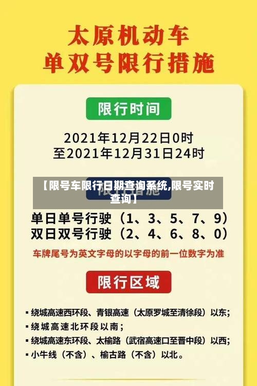 【限号车限行日期查询系统,限号实时查询】
