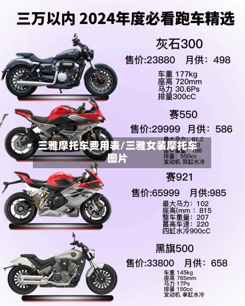 三雅摩托车费用表/三雅女装摩托车图片