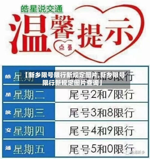 【新乡限号限行新规定图片,新乡限号限行新规定图片查询】-第2张图片