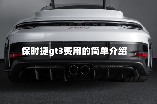 保时捷gt3费用的简单介绍-第2张图片