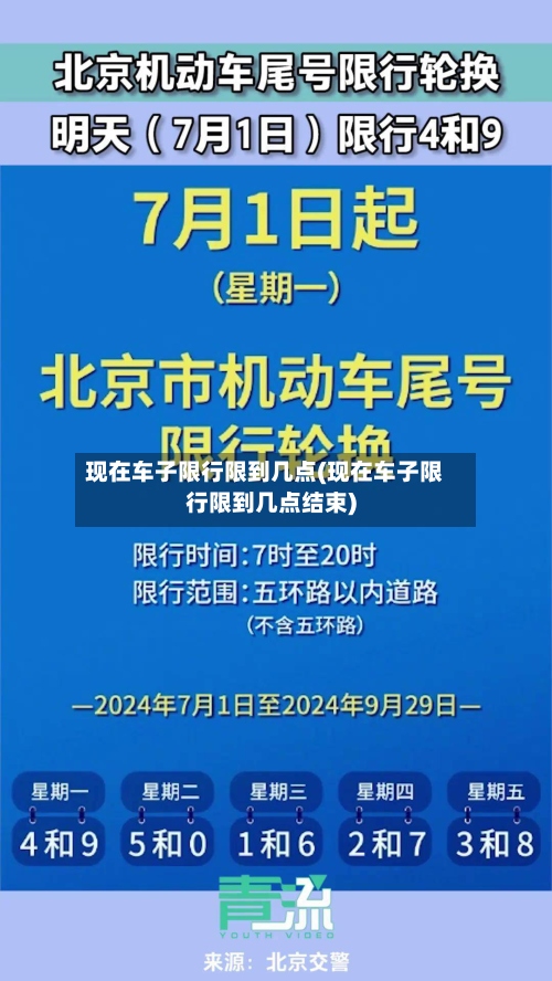 现在车子限行限到几点(现在车子限行限到几点结束)
