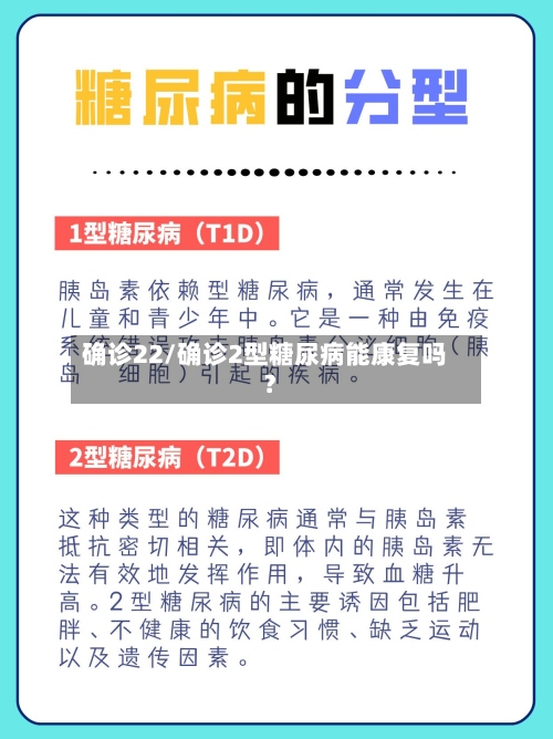 确诊22/确诊2型糖尿病能康复吗?-第2张图片