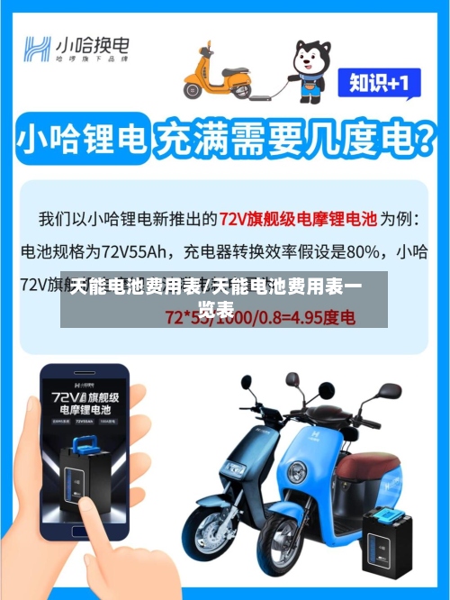 天能电池费用表/天能电池费用表一览表