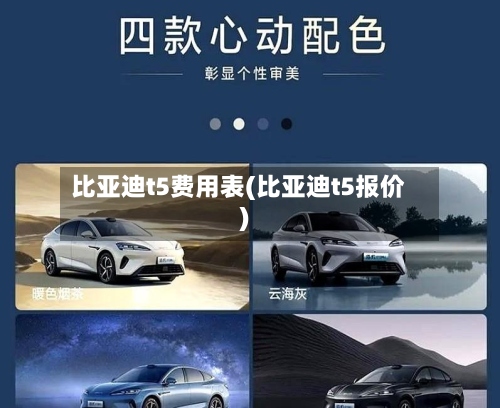 比亚迪t5费用表(比亚迪t5报价)-第2张图片