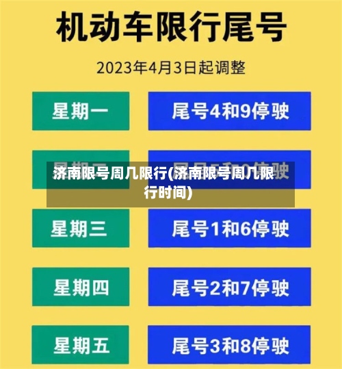 济南限号周几限行(济南限号周几限行时间)-第2张图片