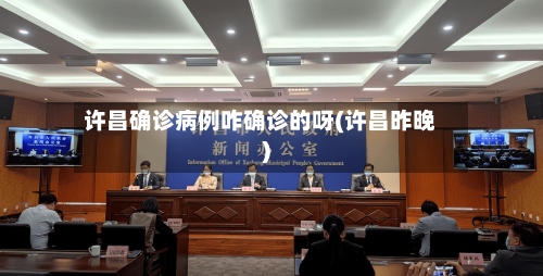 许昌确诊病例咋确诊的呀(许昌昨晚)-第2张图片
