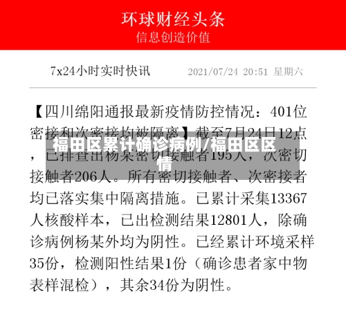 福田区累计确诊病例/福田区区情