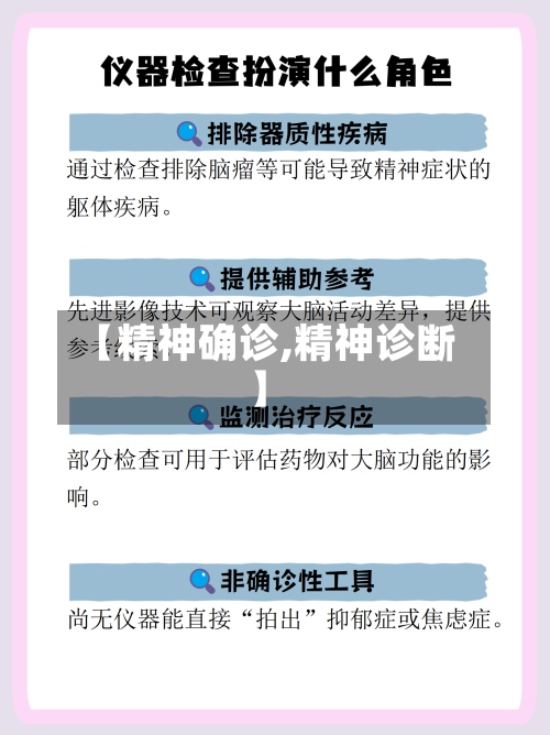 【精神确诊,精神诊断】