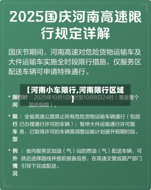 【河南小车限行,河南限行区域】