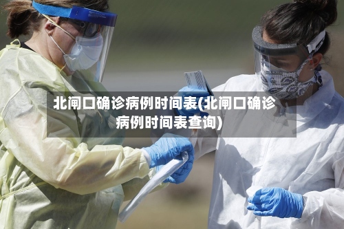 北闸口确诊病例时间表(北闸口确诊病例时间表查询)-第2张图片