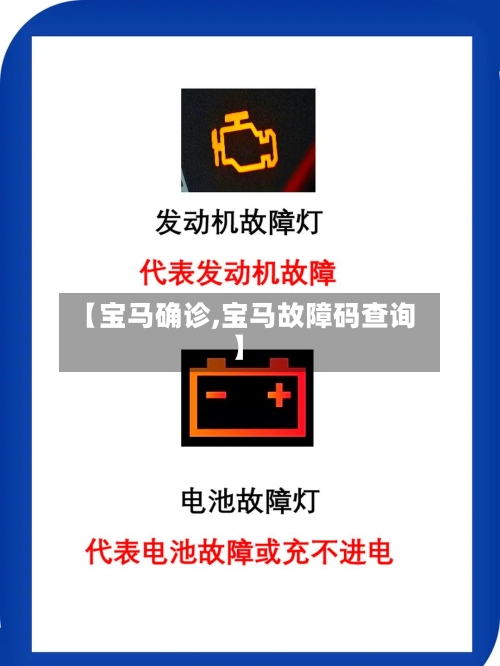 【宝马确诊,宝马故障码查询】-第2张图片