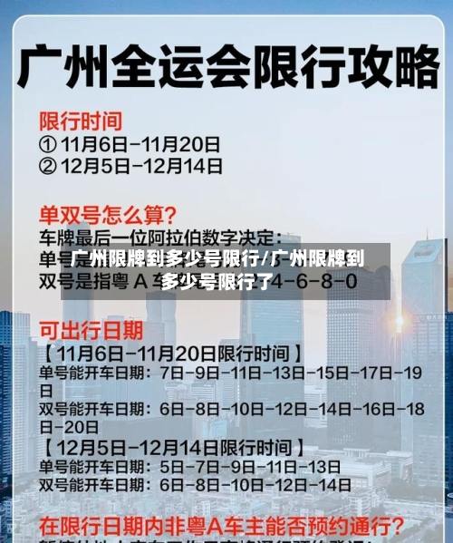 广州限牌到多少号限行/广州限牌到多少号限行了-第2张图片