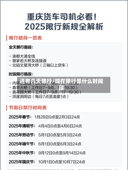 还有几天限行/现在限行是什么时间段-第2张图片