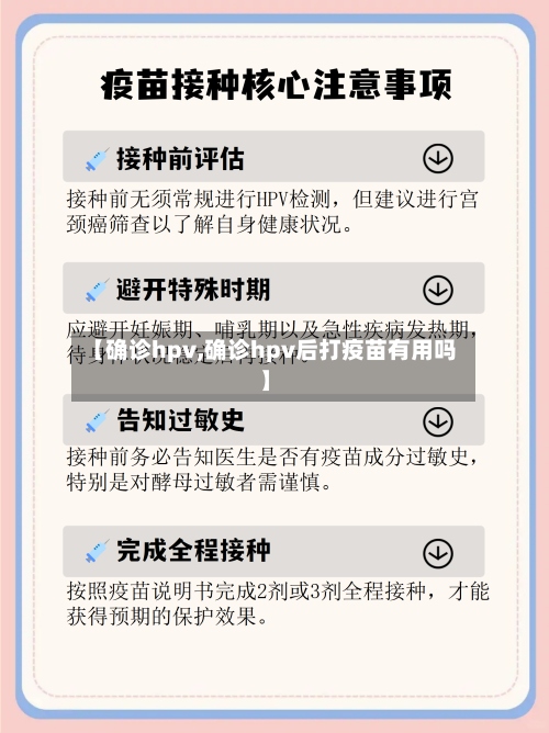 【确诊hpv,确诊hpv后打疫苗有用吗】