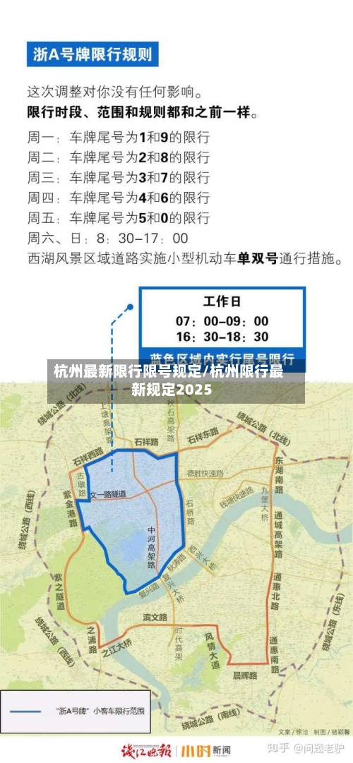 杭州最新限行限号规定/杭州限行最新规定2025