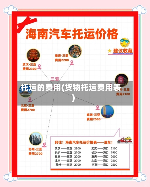 托运的费用(货物托运费用表)