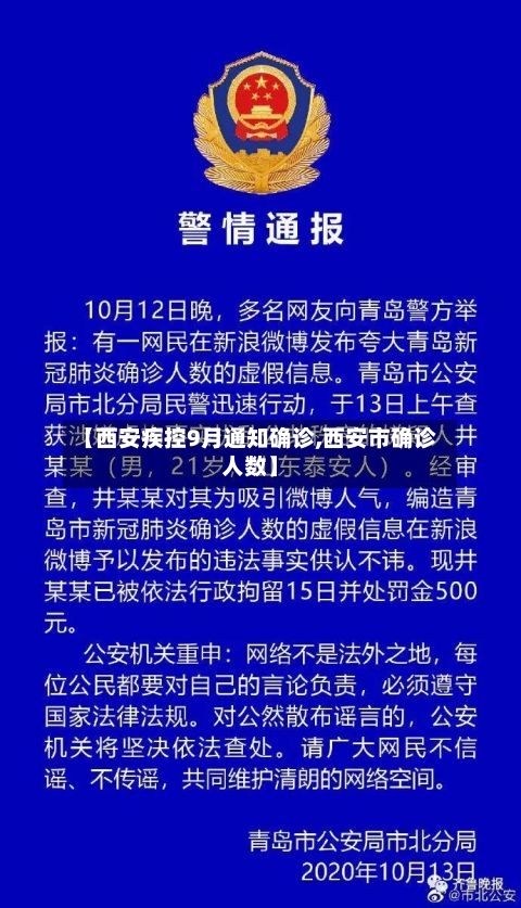 【西安疾控9月通知确诊,西安市确诊人数】-第3张图片