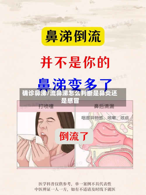 确诊鼻涕/流鼻涕怎么判断是鼻炎还是感冒-第2张图片