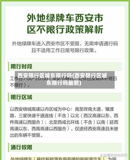 西安限行区城东限行吗(西安限行区城东限行吗最新)