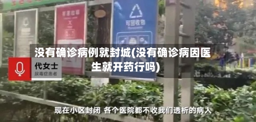 没有确诊病例就封城(没有确诊病因医生就开药行吗)