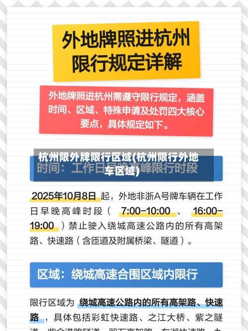 杭州限外牌限行区域(杭州限行外地车区域)
