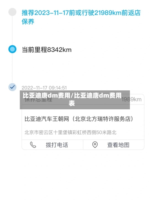 比亚迪唐dm费用/比亚迪唐dm费用表-第3张图片