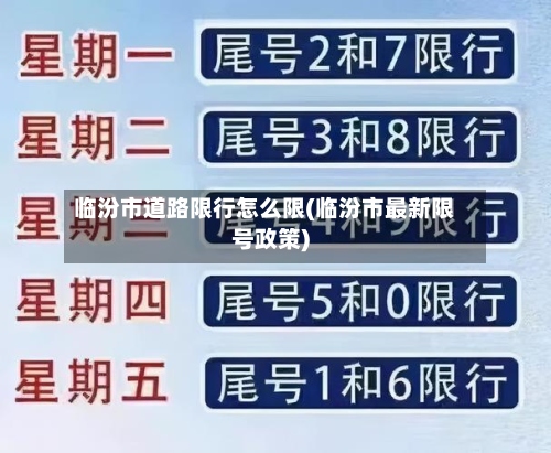 临汾市道路限行怎么限(临汾市最新限号政策)