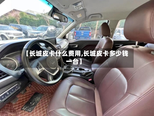 【长城皮卡什么费用,长城皮卡多少钱一台】