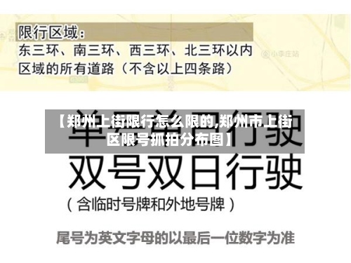 【郑州上街限行怎么限的,郑州市上街区限号抓拍分布图】-第2张图片