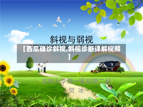 【西瓜确诊斜视,斜视诊断详解视频】
