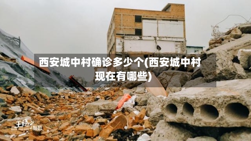 西安城中村确诊多少个(西安城中村现在有哪些)