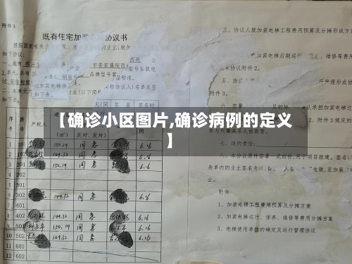 【确诊小区图片,确诊病例的定义】