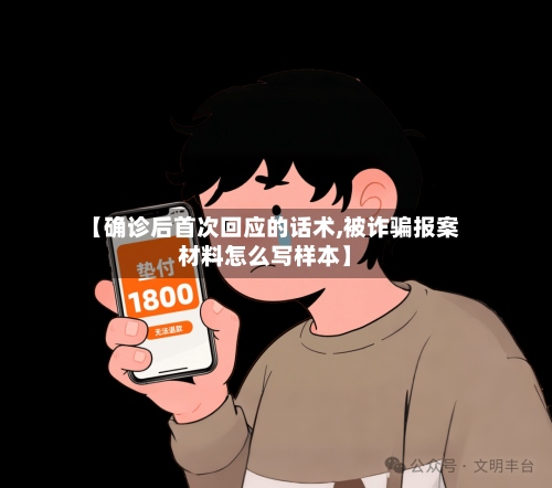 【确诊后首次回应的话术,被诈骗报案材料怎么写样本】-第2张图片
