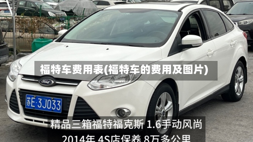 福特车费用表(福特车的费用及图片)