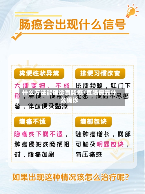 什么方法能确诊直肠癌/直肠癌靠什么确诊-第2张图片