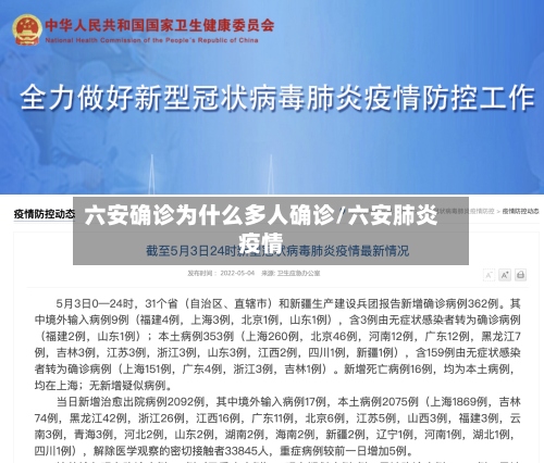 六安确诊为什么多人确诊/六安肺炎疫情
