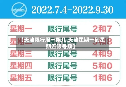 【天津限行周一限几,天津星期一到星期五限号数】-第2张图片
