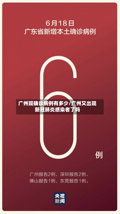 广州现确诊病例有多少/广州又出现新冠肺炎感染者了吗