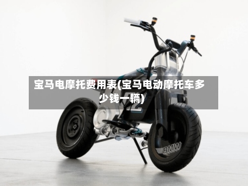 宝马电摩托费用表(宝马电动摩托车多少钱一辆)