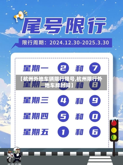 【杭州外地车辆限行限号,杭州限行外地车牌时间】-第2张图片