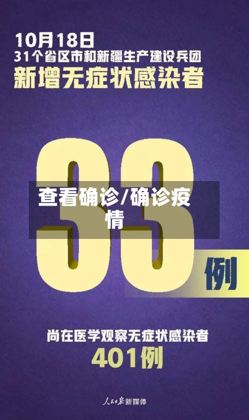 查看确诊/确诊疫情