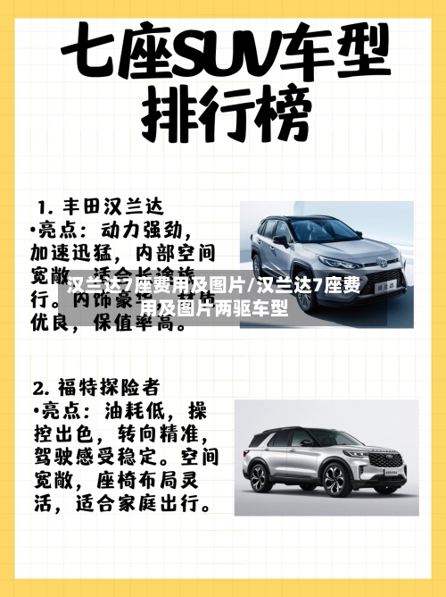 汉兰达7座费用及图片/汉兰达7座费用及图片两驱车型