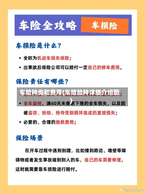 车险种类和费用(车险险种详细介绍图)-第2张图片