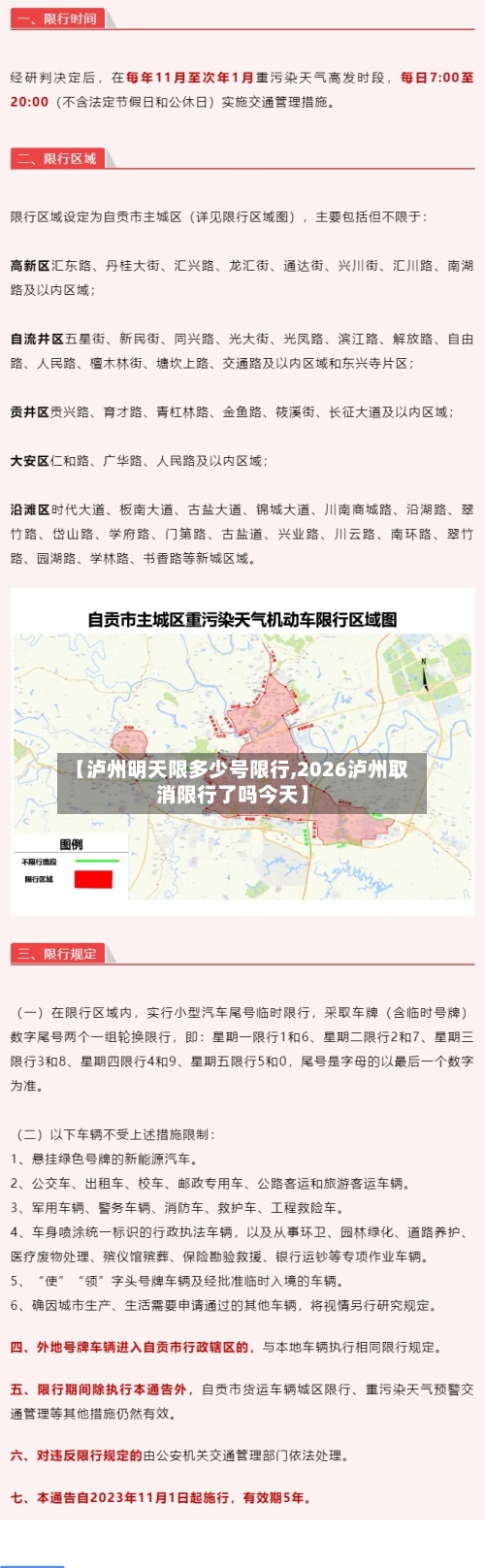 【泸州明天限多少号限行,2026泸州取消限行了吗今天】-第3张图片