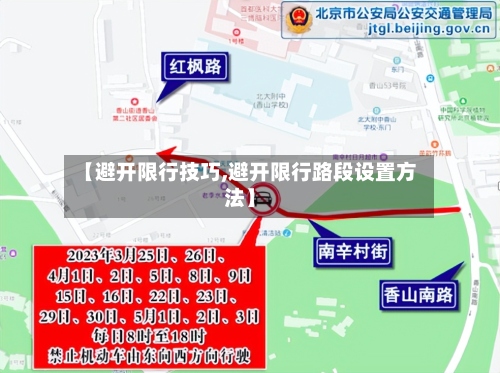 【避开限行技巧,避开限行路段设置方法】-第2张图片