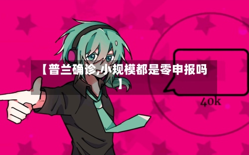 【普兰确诊,小规模都是零申报吗】-第2张图片