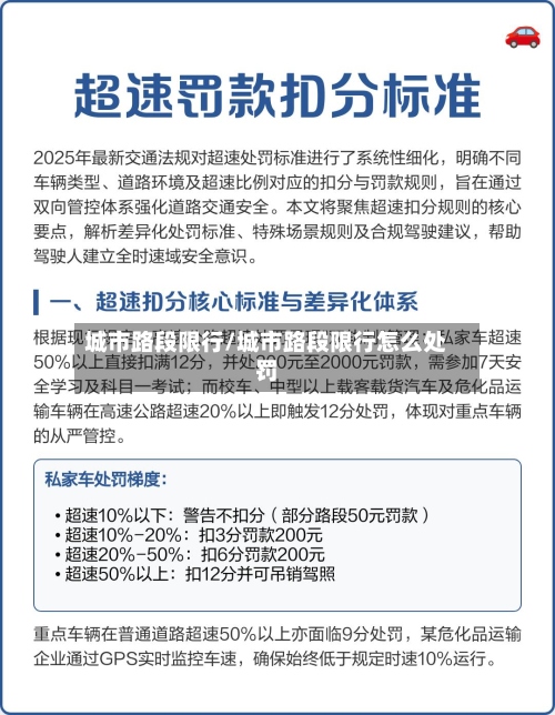 城市路段限行/城市路段限行怎么处罚