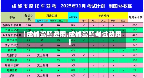 【成都驾照费用,成都驾照考试费用】