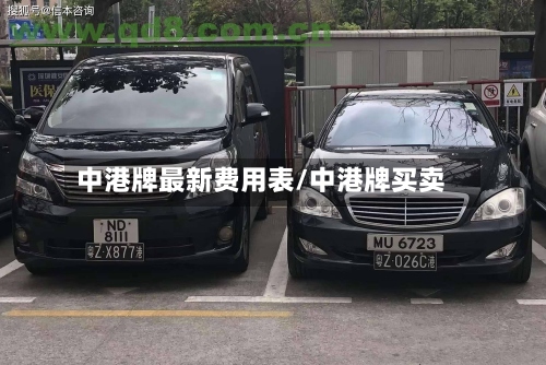 中港牌最新费用表/中港牌买卖